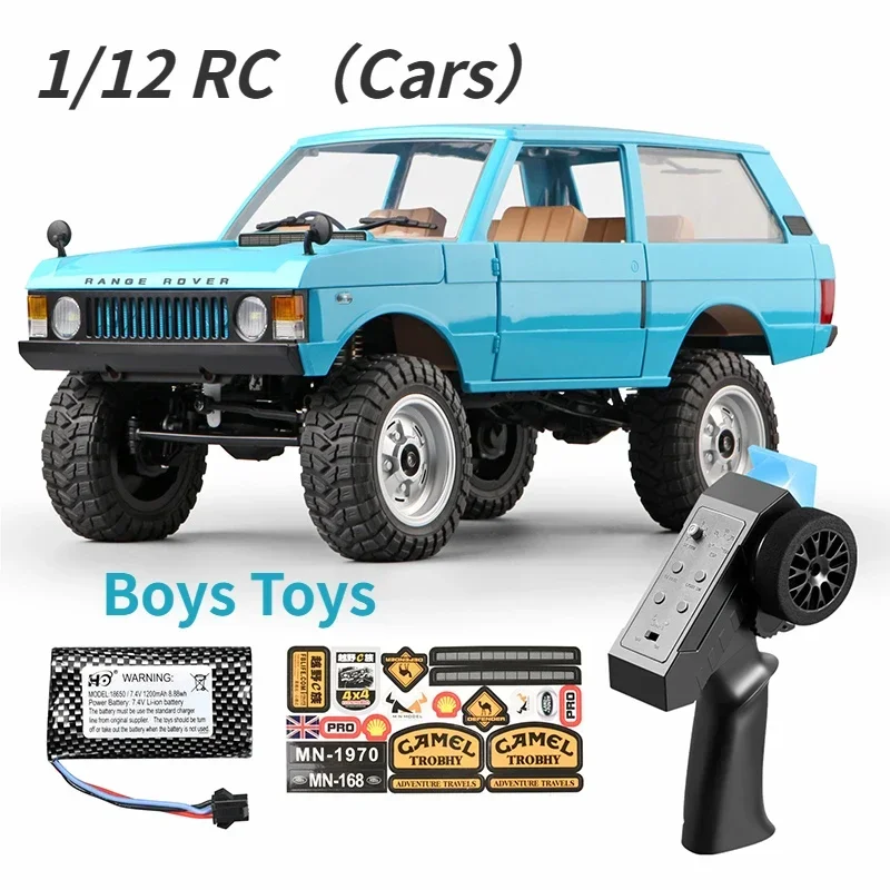 MN168 RC Car 1/12 Remote Control Climbing Car 4WD Remote Control Off-Road Car Electric Model Toy Rc Cars for Adults