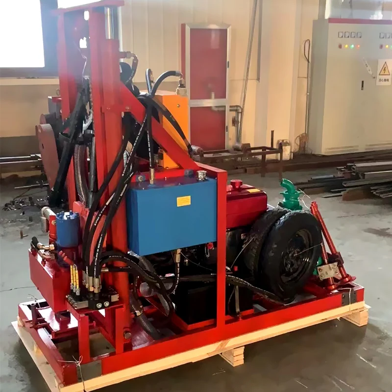 크롤러 탑재 디젤 유압식 수중 시추기 고성능 150m 250m 맞춤 제작 가능