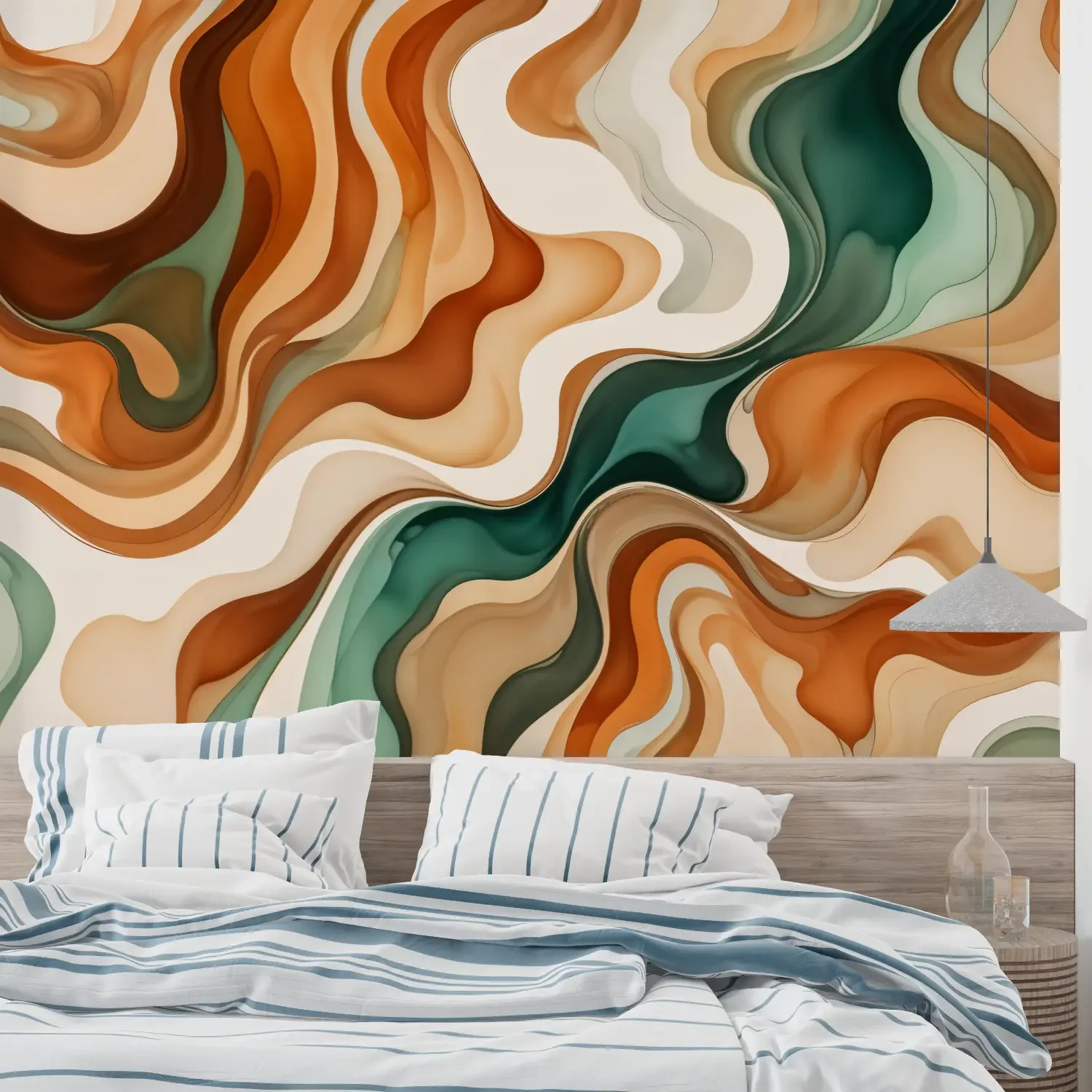 Custom 3D Wallpaper Modern Art Mural Retro Abstract Lines Photo Wall Painting Living Room TV Sofa Background Wall Wallpaper