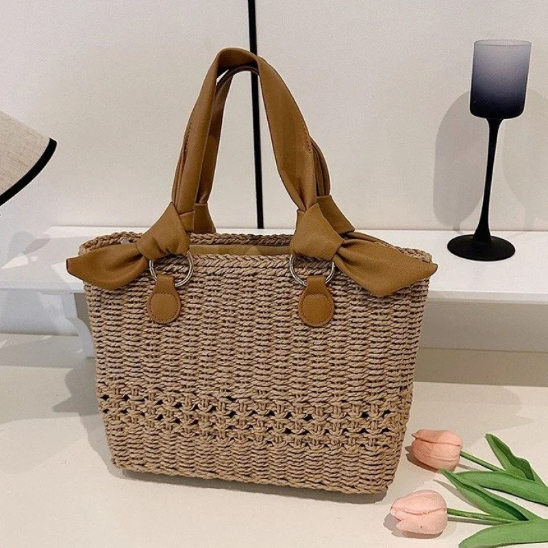 

Elegant Leather Tote Bag With Luxury Finish For Women From Luxury Brand By Famous Designer, Handbag