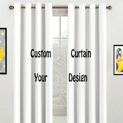 Exclusive Custom Curtains Any Size Picture Can Be Customized Digital Printing Thin Curtains