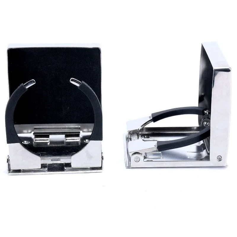 Boat Accessories Stainless Steel Folding Cup Drink Holder for Marine Yacht Truck RV Elevating Desk Drink Holder Ashtray Cup view 6
