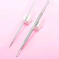 Stainless steel acne pressure to acne to acne acne steel fat remover to squeeze tools grain blackhead tool blackhead r T5D8