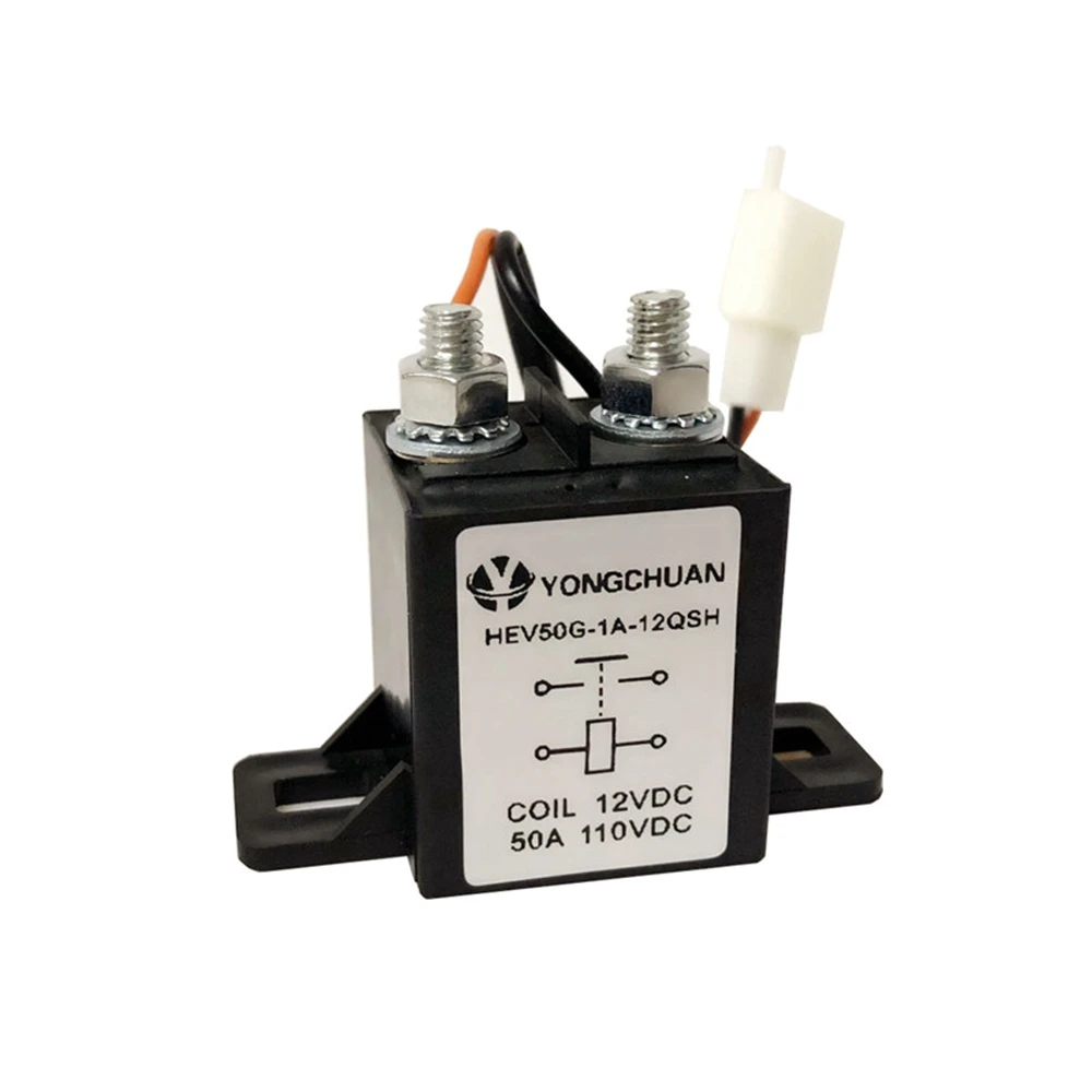 1pc DC 12V 24V 48V Car Relay New Energy Anti-arc 50A 110VDC 150A 14VDC 90A 48VDC/60A 72VDC Auto Electromagnetic Relay