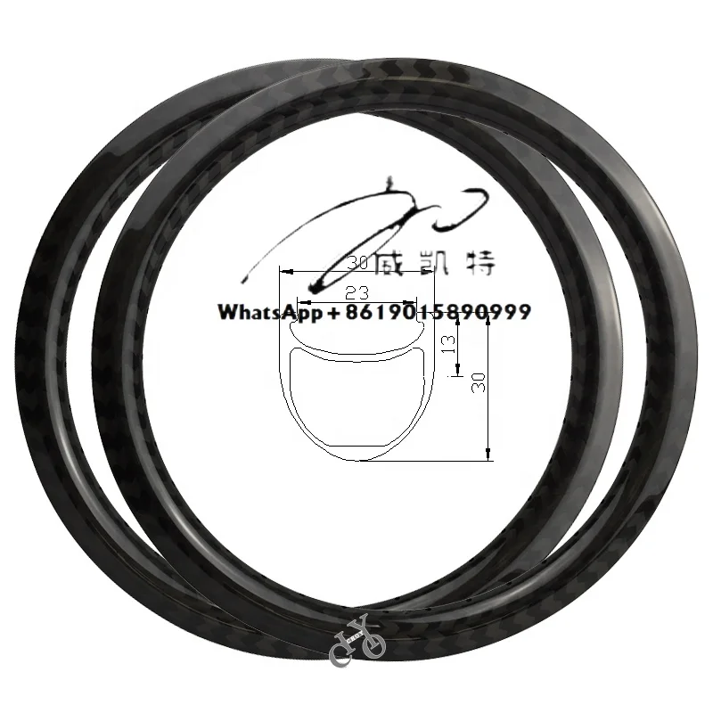 

20" Carbon Wheels Rims 12k Twill Surface Glossy Finishing Carbon Bicycle Wheels 20 Inch 30mm Clincher Carbon Bmx Wheels 20 Inch