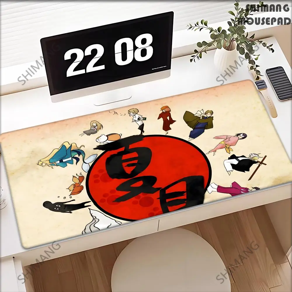 1pc Natsumes Book Of Friends Anime Mouse Pad Desk Mat With Pad Gaming Accessories Prime Gaming XXL Keyboard Pad Padding Mat