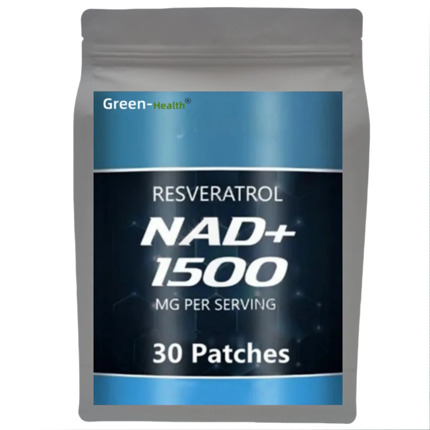 Parches NAD+ con Resveratrol - Realzador de energía natural, soporte para la salud celular, antienvejecimiento y mejora de la inmunidad - 120 parches