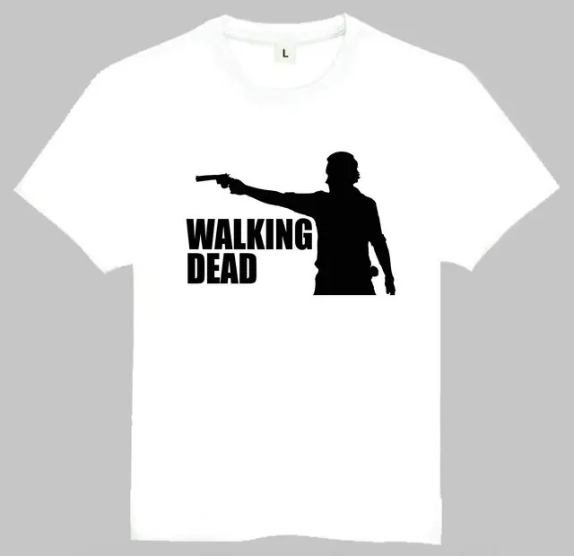 

The Walking Dead Cotton T-Shirt European American Trend T Shirt Men Comfortable and Breathable O-neck short sleeves Tee Tops