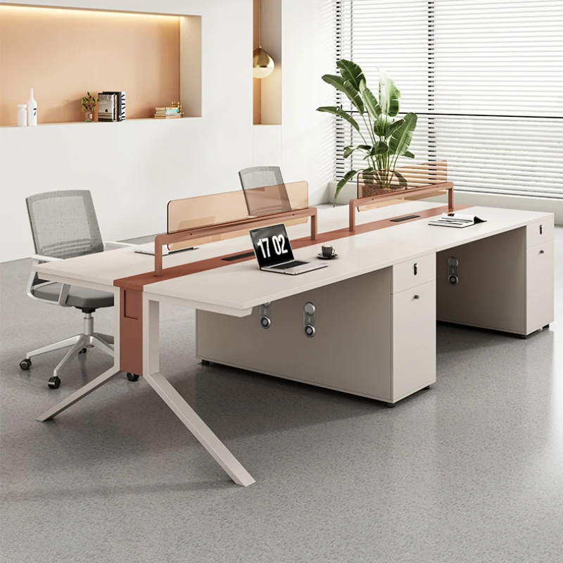 

Office Desks Workstation Reception Desk Furniture Sofa Side Table Standing Computer Simple Reading Professional Offices Room