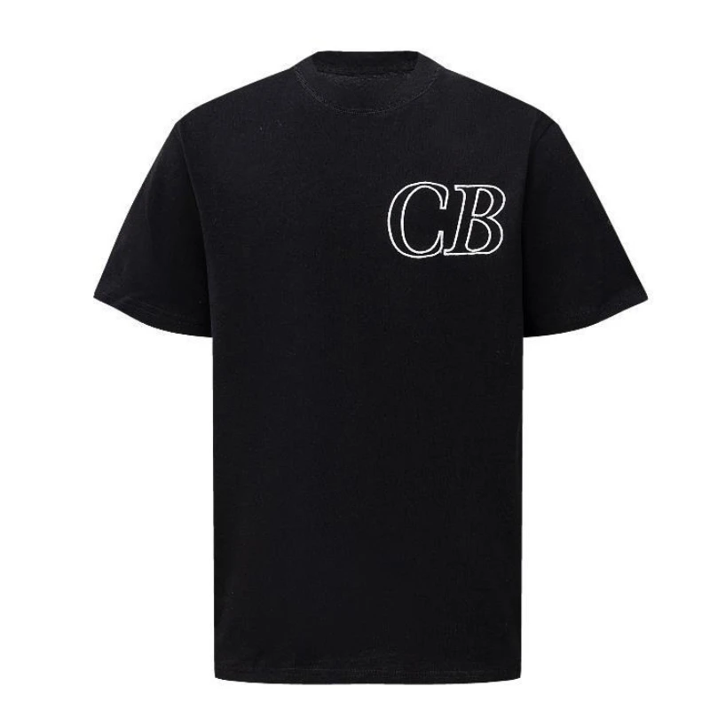High Street Tide CB Simple Letter Slogan Printed 25SS Loose Round Neck Short Sleeve T-Shirt Men's and Women's