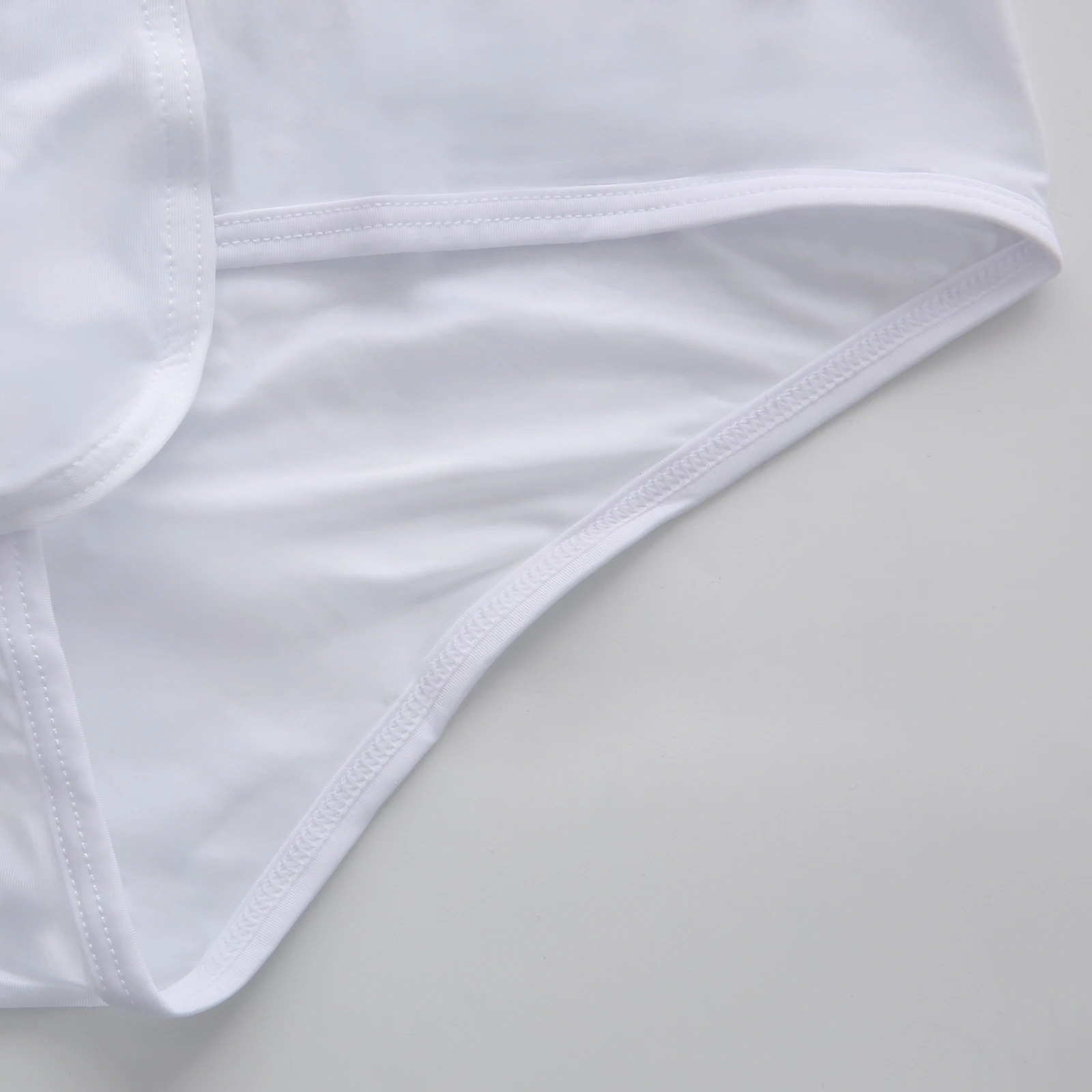 Herren Schnelltrocknende Eisseide Sport-Slips Elastische Durchsichtige Bodybuilding-Unterwäsche Athletische Unterhosen Atmungsaktive Trainingsunterwäsche – Detail 4