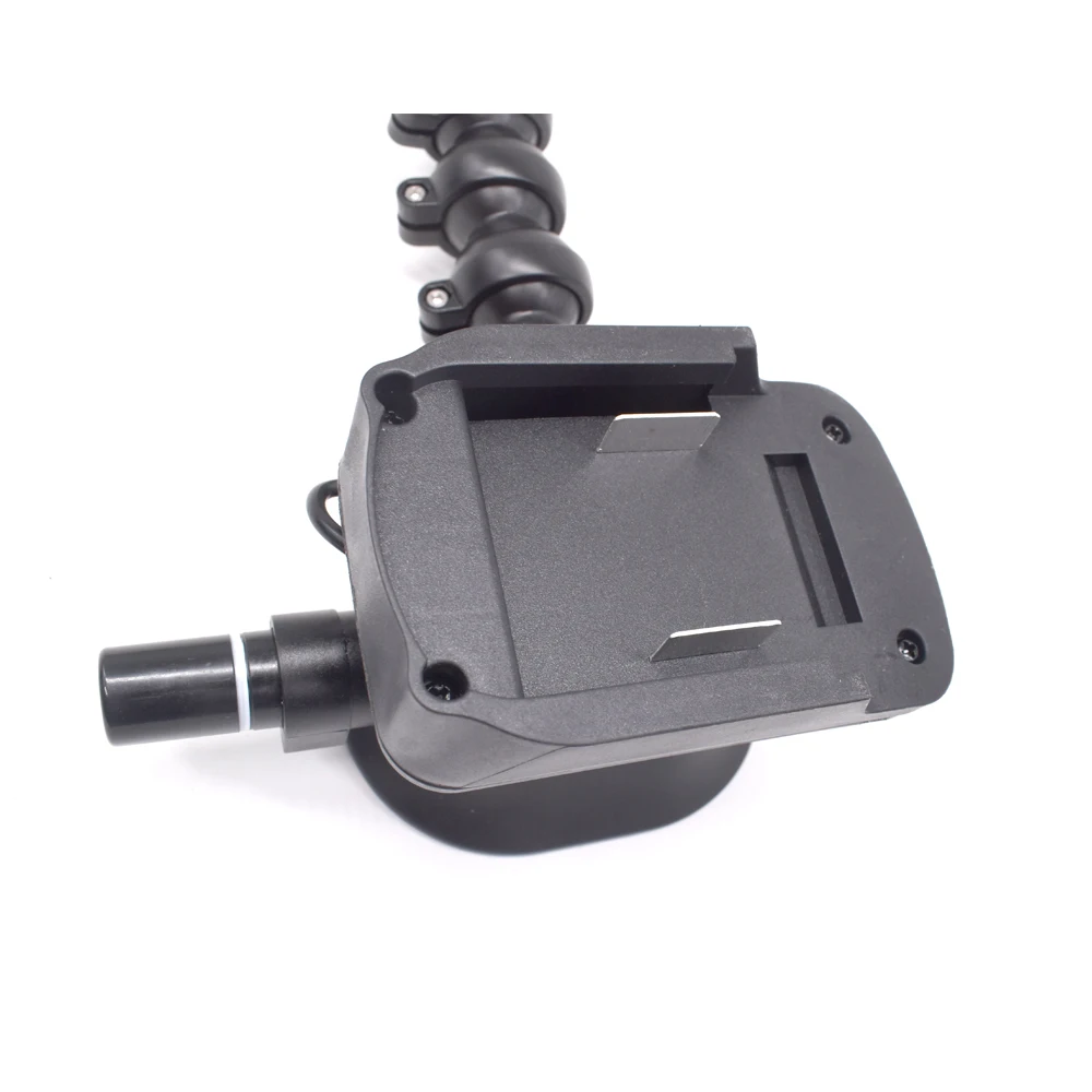 Pdr Light Stand Flexible Gooseneck LED Inspection Lamp Holder with Suction Cup Base Compatible with Most 18V/21V Batteries 5