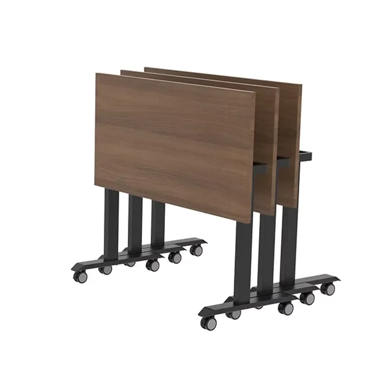 Modular Minimalist Multi-purpose Flip-Top Folding Desk for Office and School Classroom Furniture Training and Activity Table