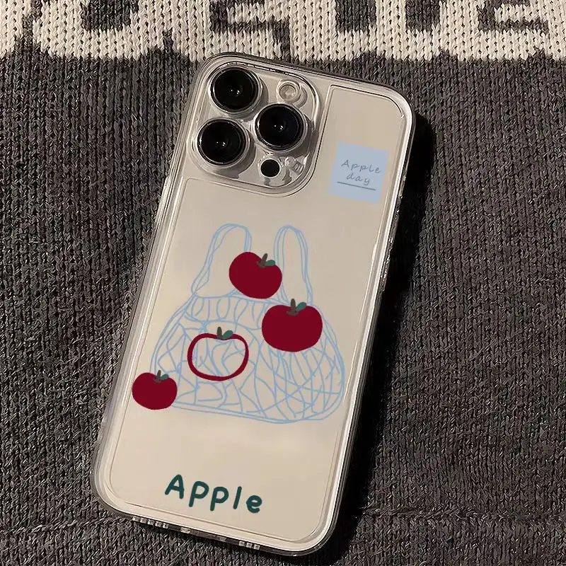 

Fruite Apple Phone Case For Xiaomi Redmi Note 15 15C 14 13 12 12S 12C 11 10 10C 13C 10s A1 A2 A3 Pro Plus 4G 5G soft TPU Cover