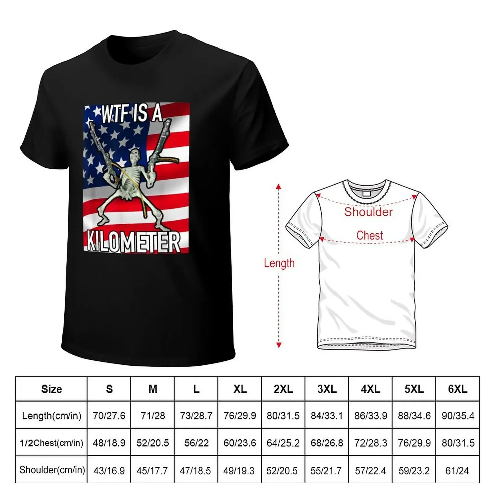 WTF Is A Kilometer T-Shirt aesthetic clothes blanks kawaii clothes mens graphic t-shirts pack