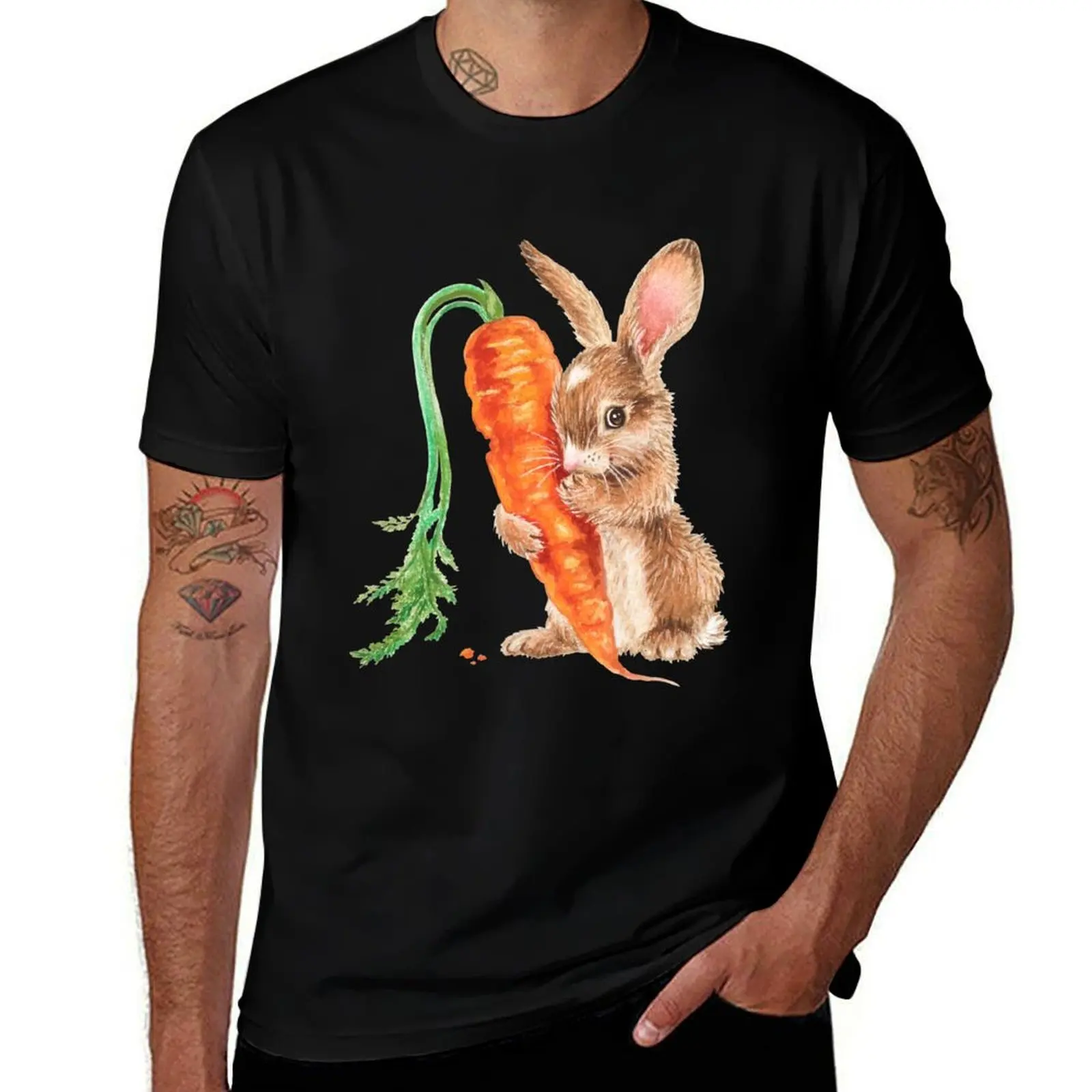 Bunny by Maria Tiqwah T-Shirt Durable Work Wear T-Shirt