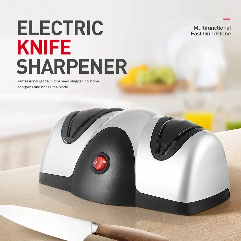 

Professional Kitchen Knife Sharpener Electrical Knife Sharpener 2 Stage Kitchen Knife Sharpener for Knives Scissors Screwdrivers