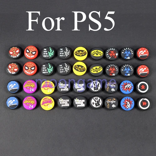 100 Uds reemplazo para PS3 PS4 PS5 Xbox 360 One Switch Pro tapas de palanca de pulgar empuñaduras de palanca de pulgar analógica de silicona cubierta de Joystick