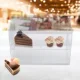 

New 2-Tier Pastry Food Warmer Dessert Pizza Egg Tart Showcase Countertop Bakery Case Display Case Cupcakes Holder