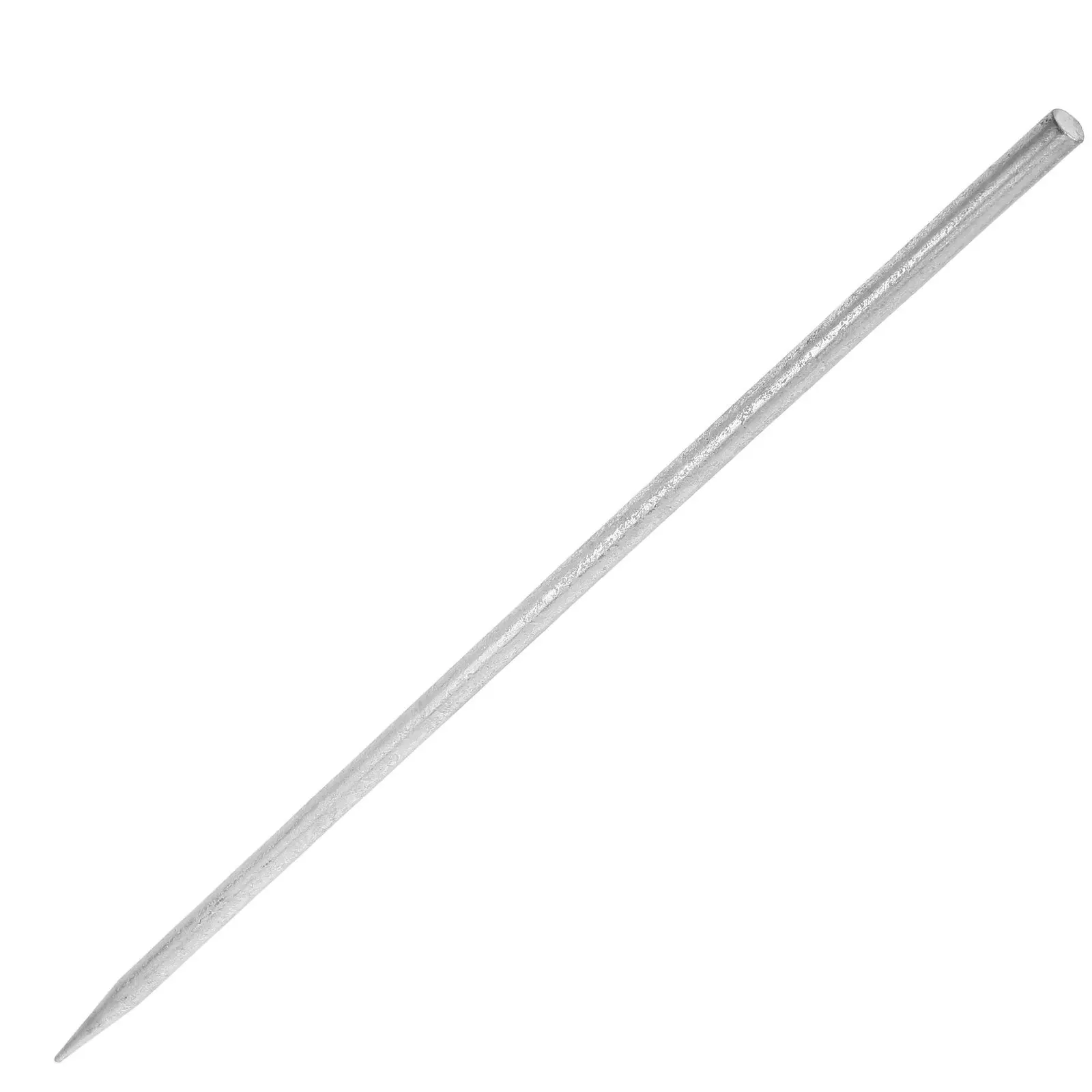 Weather Resistant Galvanized Grounding Rod Straight Metal Electrical Ground Rod for Fence Antenna Grounding System Home