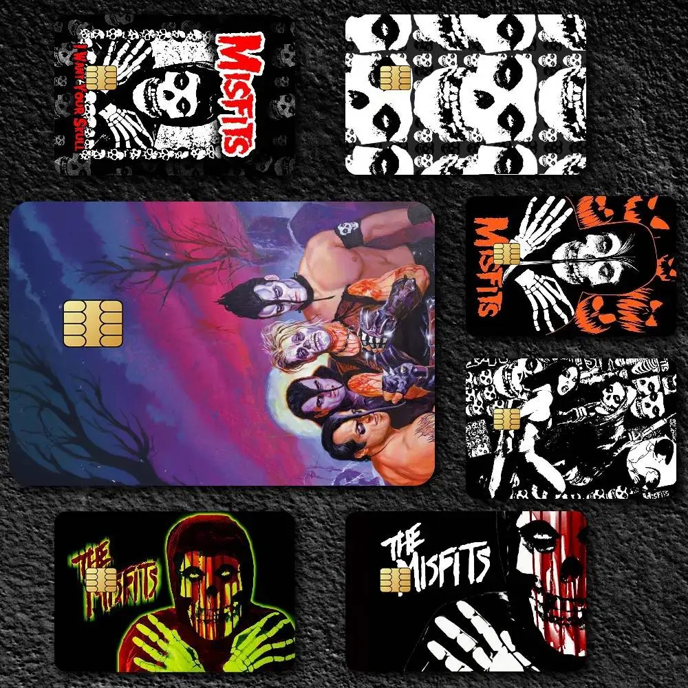 Band M-Misfits Credit Card Skin Stickers for Bank Card Bus Metro Card Sticker Waterproof Gift