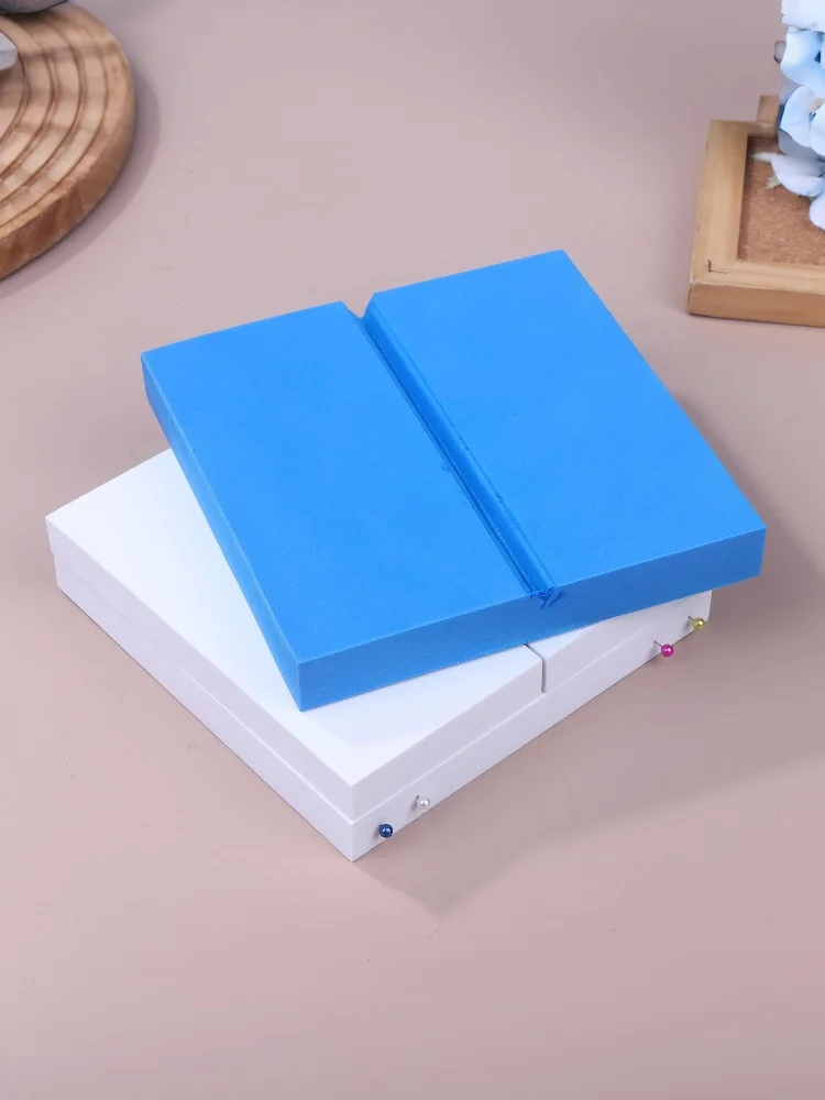 【E】Weiß/blaues Insekten-Steckbrett, doppelseitige kombinierte Teller aus EVA-Schaum, Pose-Insektenbretter, Schmetterlings-Spreizflügel – Detail 13