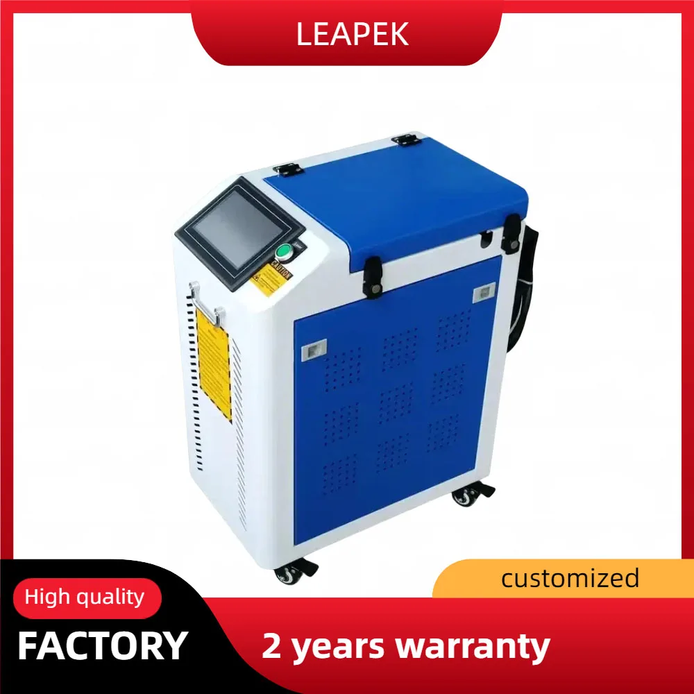 Pulse Laser Cleaning Machine 100W Power Stainless Steel Raycus Engine Rust Removal
