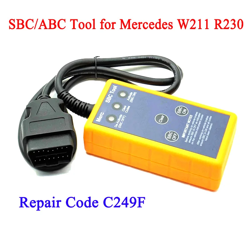 SBC Reset Tool Repair Code C249F for Merce-des benz W211/R230 MB ABC SBC System Diagnostic Tools