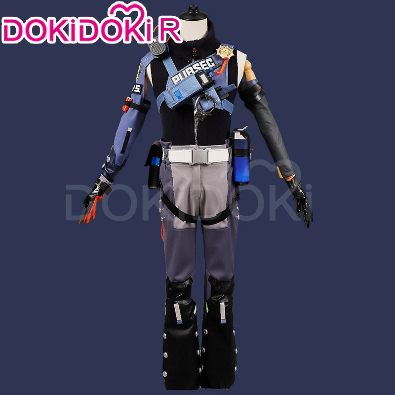 IN STOCK Seth Lowell Cosplay Costume Game Zenless Zone Zero Cosplay【S-2XL】DokiDoki-R Men Costume Seth Lowell Ears Tail Plus Size