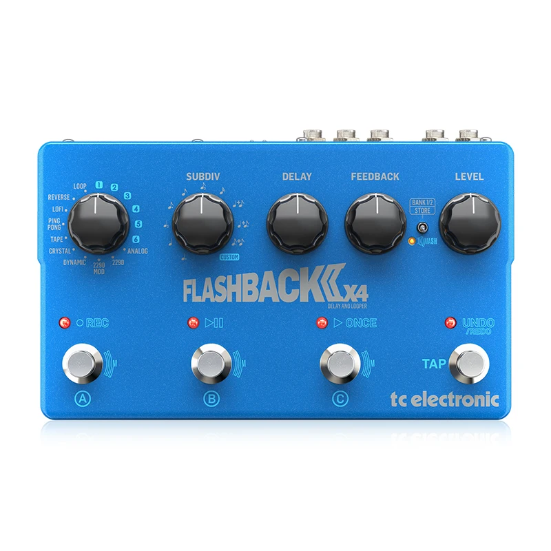 TC ELECTRONICS FLASHBACK 2 X4 DELAY Electric Guitar Bass Distortion Single Block Effect Offers Guitar Effect