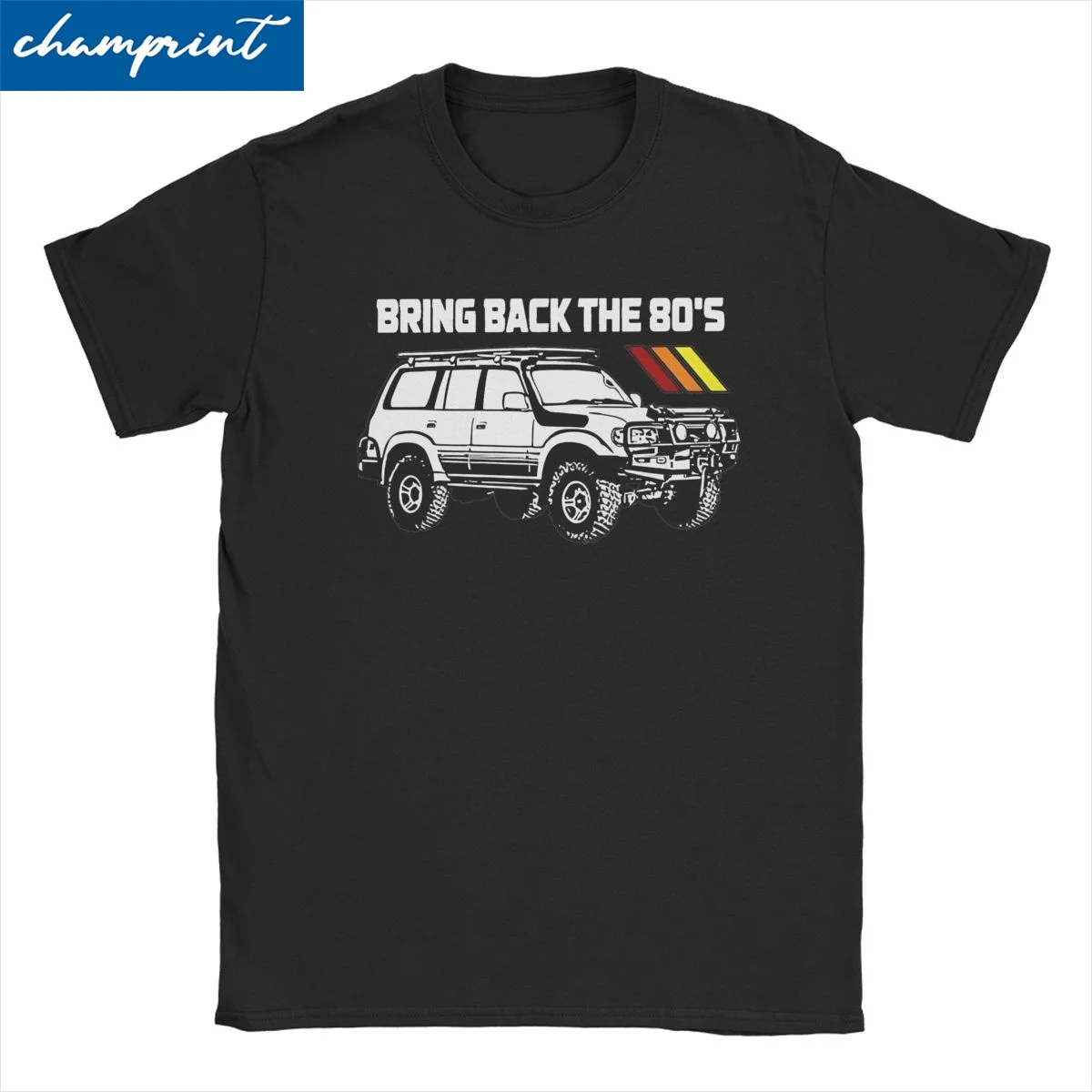 Men Women Land Cruiser Bring Back The 80s T Shirt  Off Road Car Landcruising Adventure Cotton Clothing Casual Tee Shirt T-Shirts