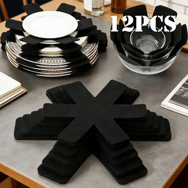 Pan Pot Protectors Scratch Resistant Heat Insulating Cookware Separators and Guards for Storage Organization and Protection
