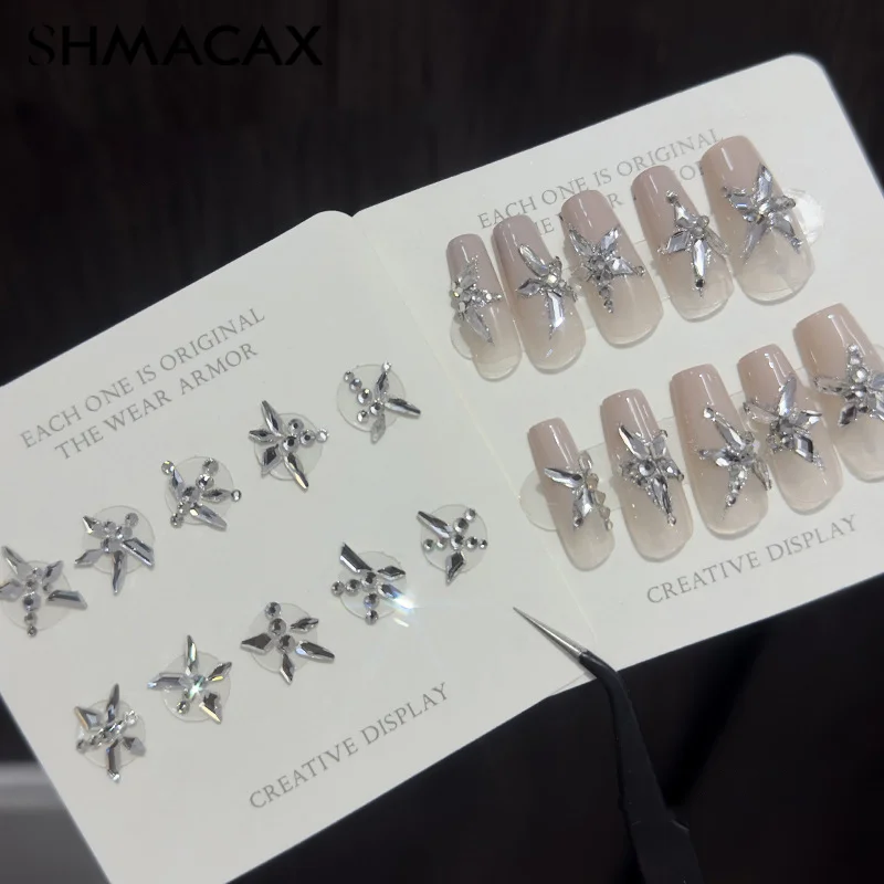 1Box Mini Marquise Nail Art Zircon Rhinestone Crystal Diamond Accessories For Nails Decoration Manicure Decor Supplies Material