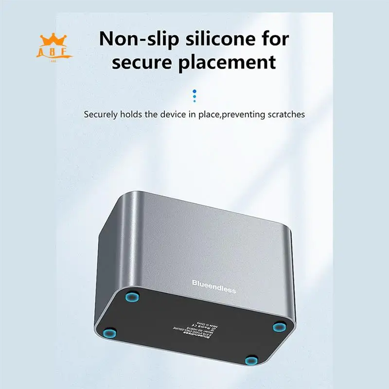 A08E-BLUEENDLESS SAS To USB 3.0 Hard Drive Docking Station, 5Gbps High-Speed Adapter, Supports 20TB,For 2.5/3.5 Inch SATA/SAS