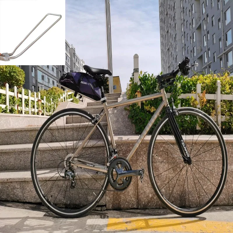 Bike Universal Tailstock Sturdy Stable Safe Aluminum Alloy Lightweight Easy Install Bicycle Luggage Carrier Bicycle Accessories