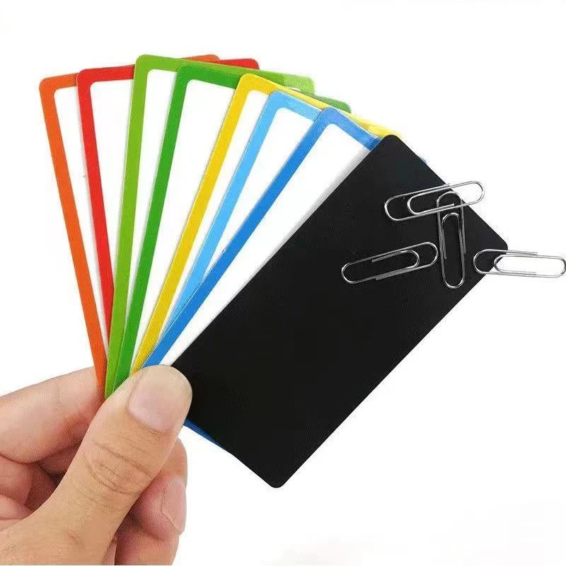 10 قطعة مسح جاف عمل الثلاجة رسالة السبورة المغناطيسي ملصق علامة مجلس تسميات قابل للمسح مسح علامات مغناطيس للكتابة