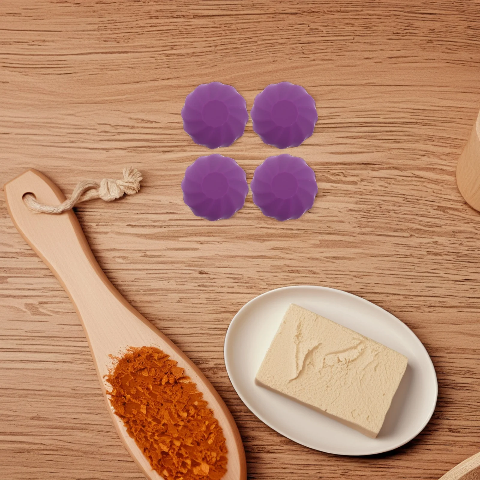 

5Pcs Round Lip Balm Tubes Spherical Empty Containers for Homemade Lipstick Moisturizing Portable Dispenser Stylish Mini Lip