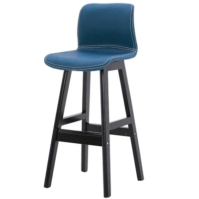 Nordic High Stool Bar Chairs Modern PU-leather Relax Reception Bar Chairs Swivel Minimalist Design Bar Furniture Banqueta