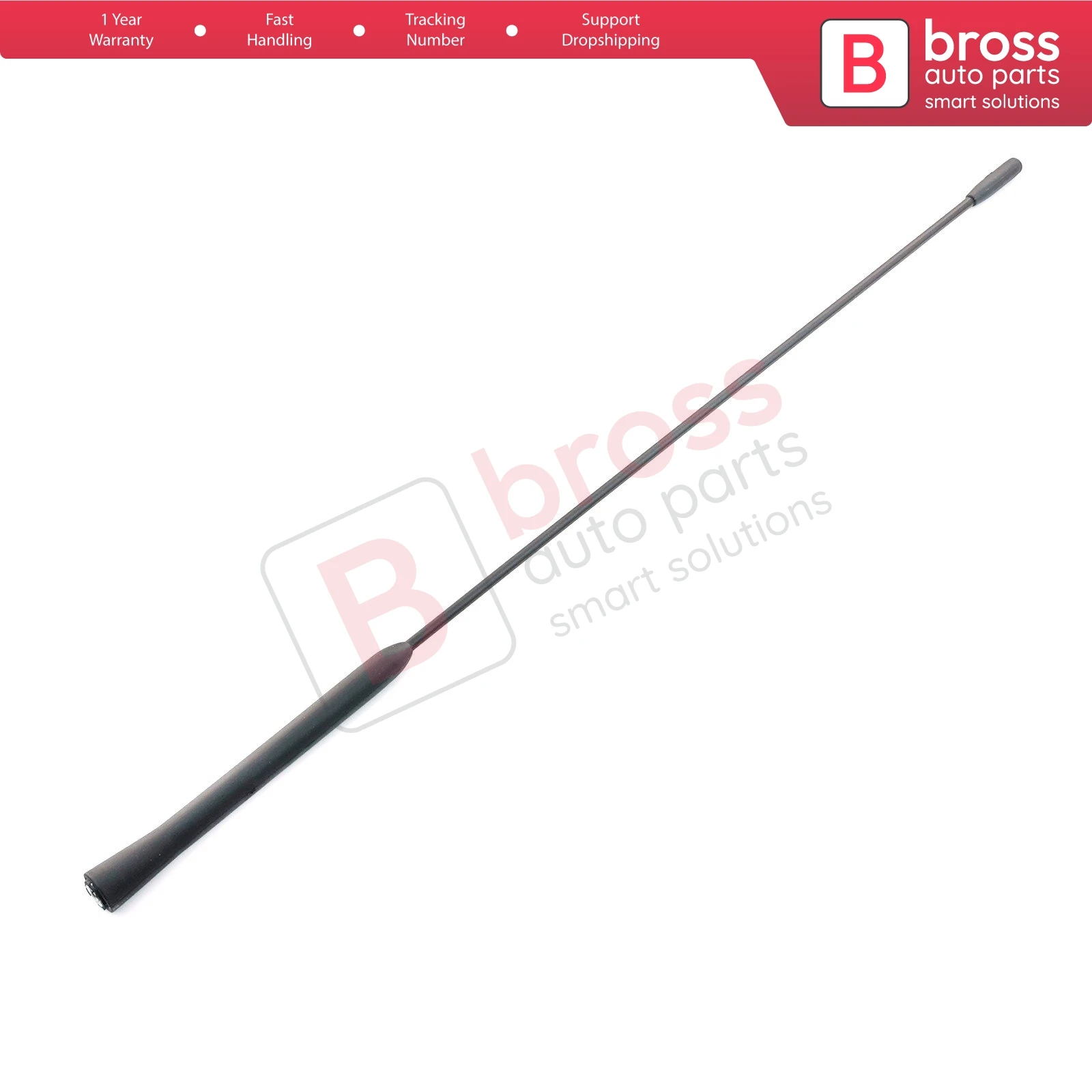 BSP843 Roof Mount Aerial Mast Antenna Rod 97GP18A886AB For Ford Mondeo Focus C-Max Fiesta Transit Connect Kuga Ka Scorpio 440 mm