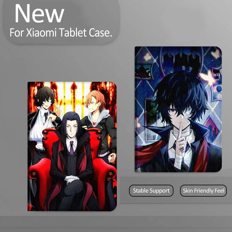 Anime B-Bungos S-Strays D-Dogs For Xiaomi Redmi Mi Pad 4 5 6 7 8 K SE Mini Pro Plus Max 10.1 11.2  inch Tablet Case