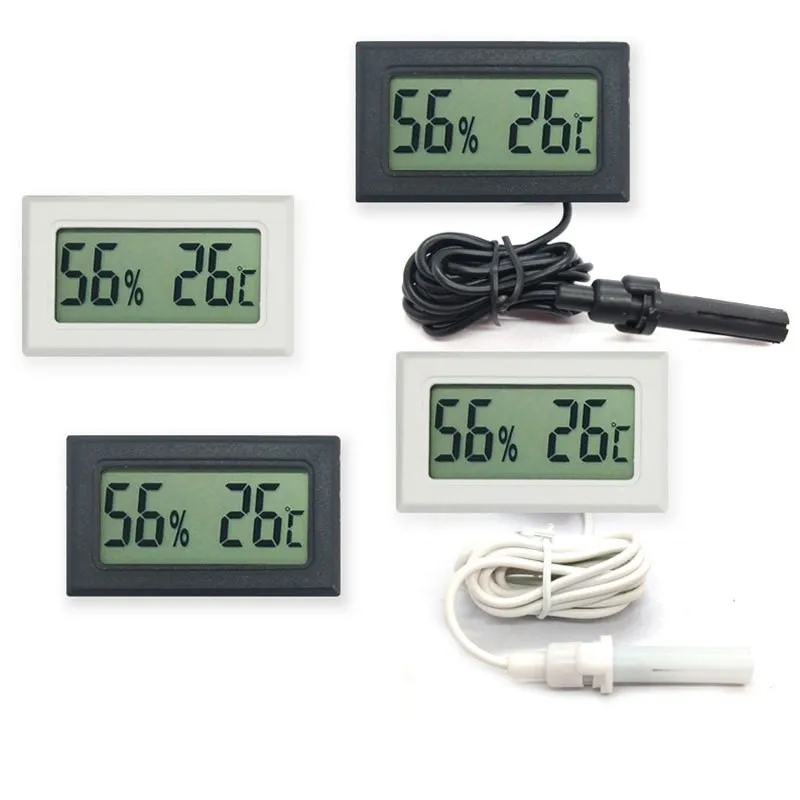 FY-11 FY-12 Embedded Thermometer And Hygrometer Electronic Digital Hygrometer With Probe