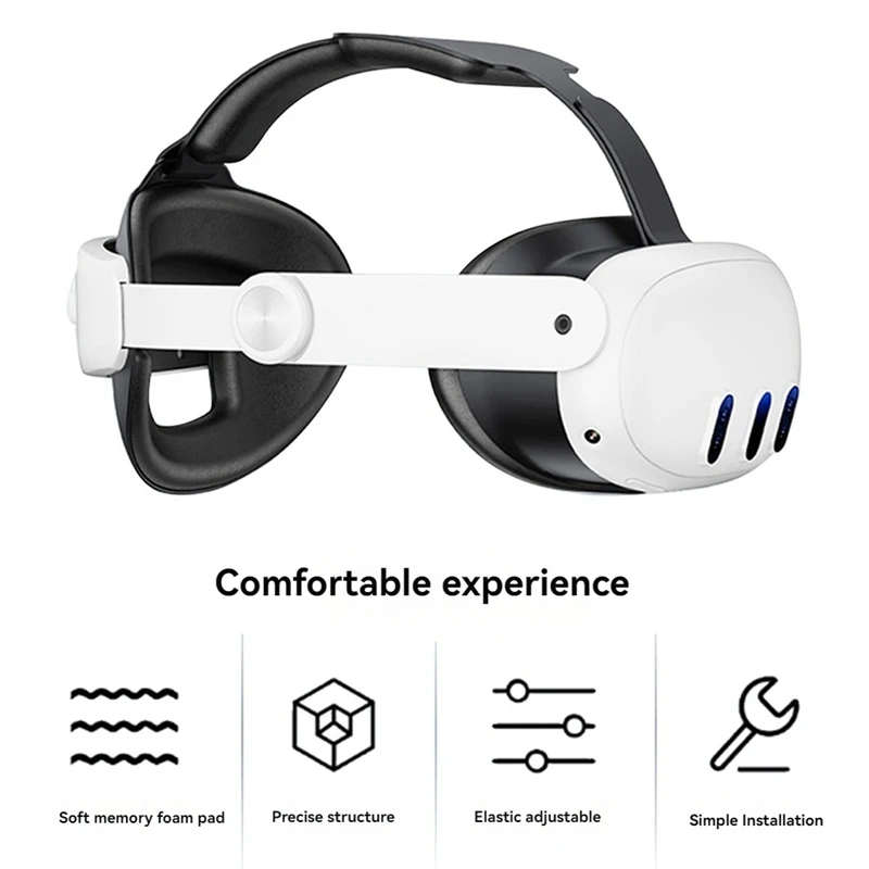 For Quest 3  Accessories Adjustable Head Strap Replacement For Enhanced Comfort Support And Gaming Immersion