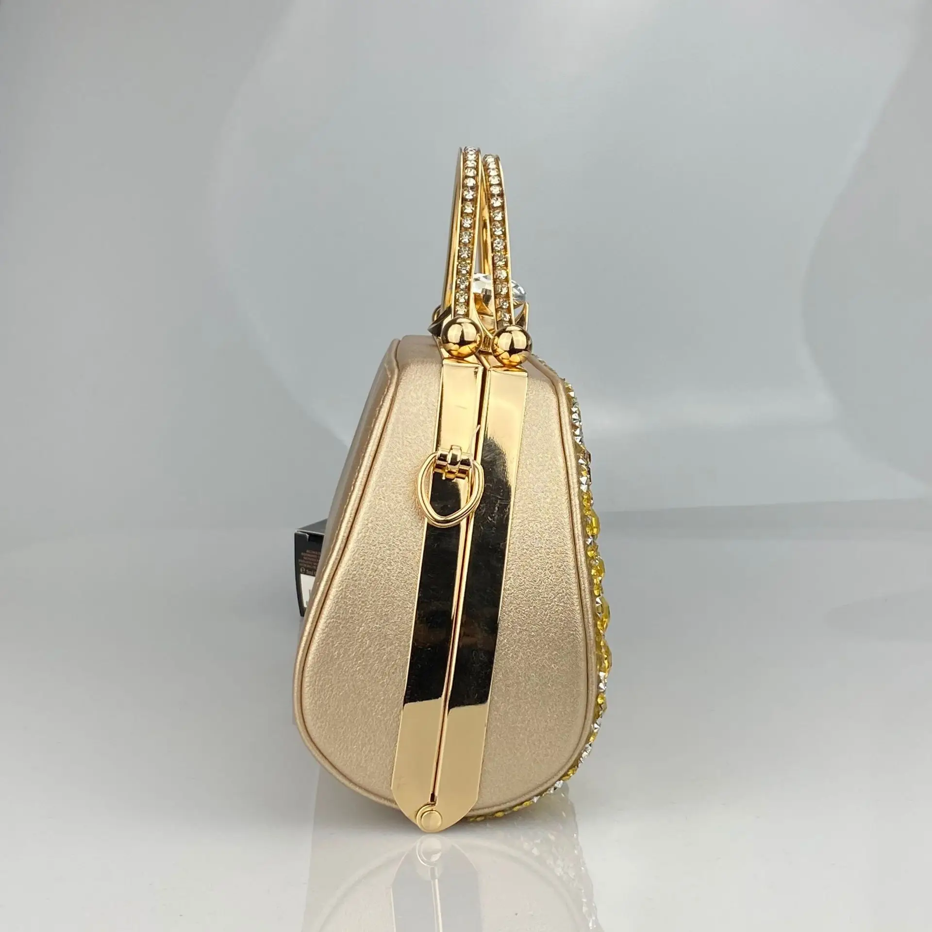 2025 سحابة aped الماس جزءا لا يتجزأ من الذهب المياه الماس حقيبة يد الزفاف عشاء الاسمية المرأة الدكتور حقيبة صغيرة مربع حقيبة بولي Leather الجلود