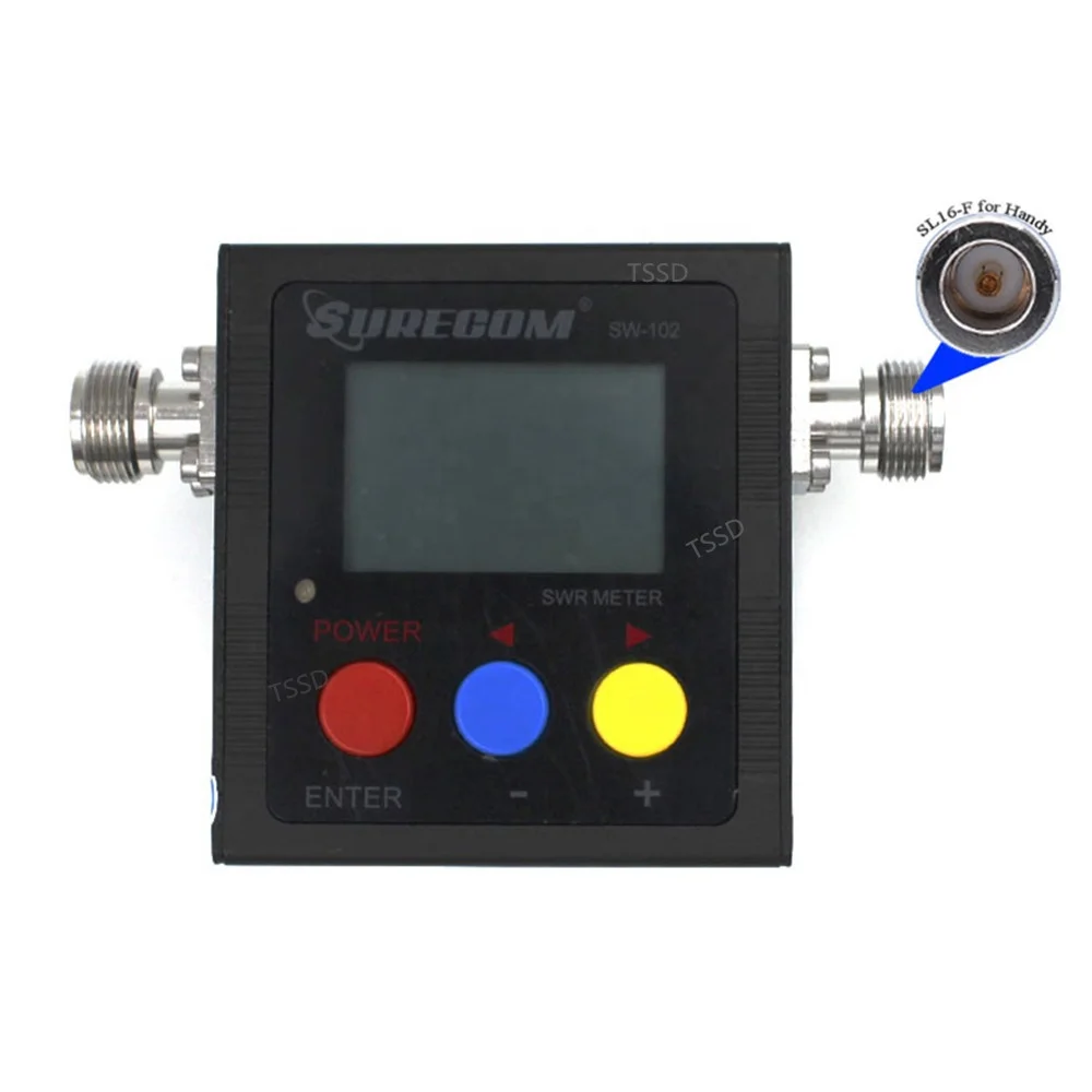 

Цифровой измеритель мощности SURECOM SW-102 VHF UHF 126-525 МГц и SWR 120 Вт