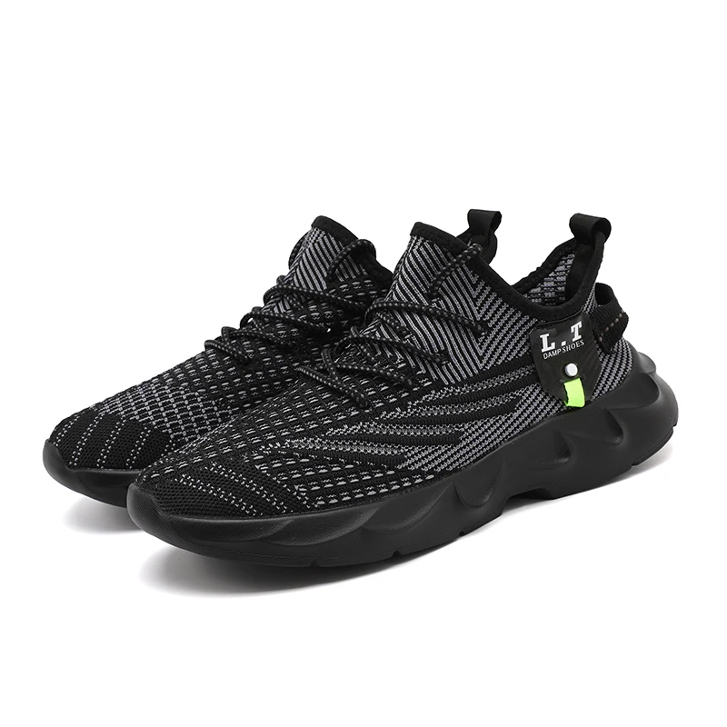 Mesh Breathable Outdoor Running Shoes for Male Anti-slip Walking Falts Shoe Athletic Jogging Tennis Zapatos Hombre Plus Size 41