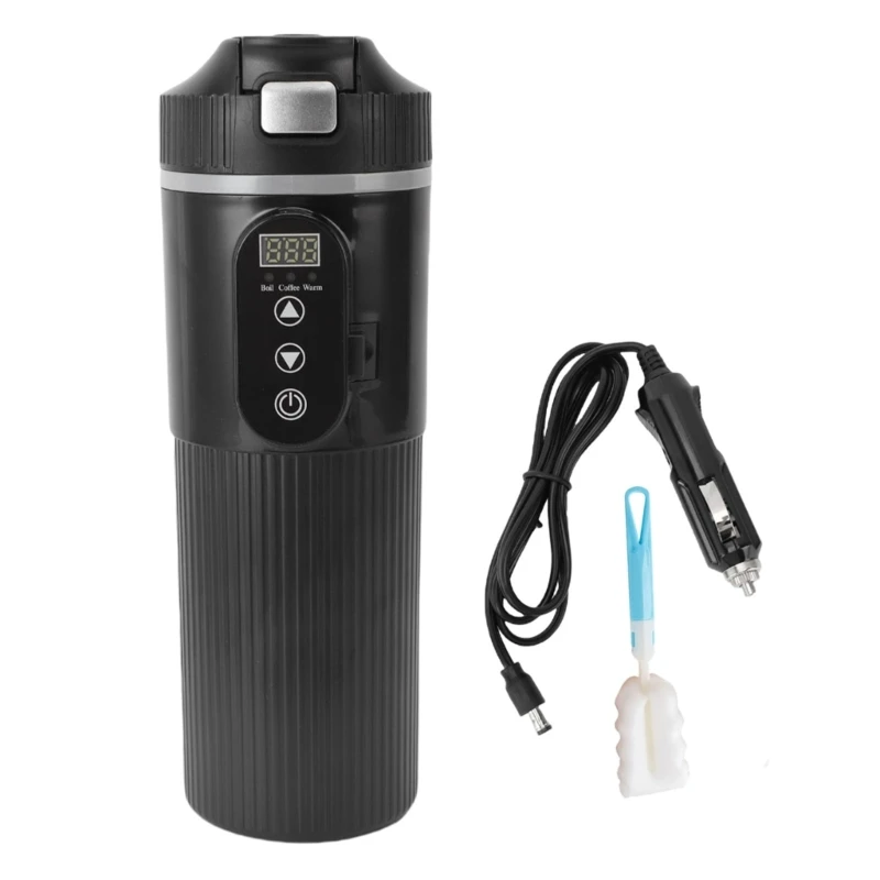 12V 24V Adaptable 500ml Advanced Car Mug With Three Layer Design