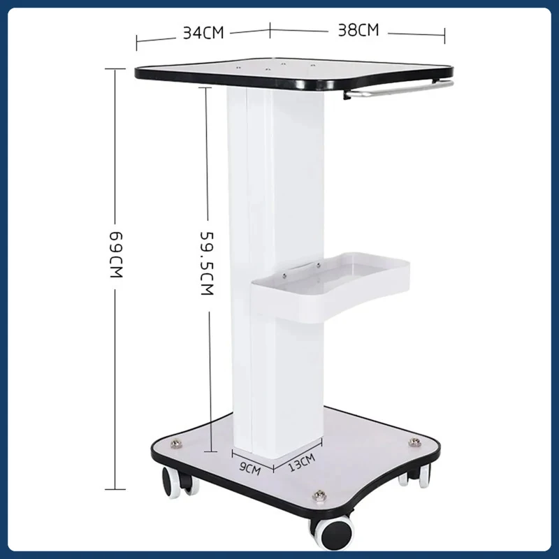 ABS Mobile Base Station Beauty Machine Trolley Cart For Salon & Spa Equipment Personal Care Products
