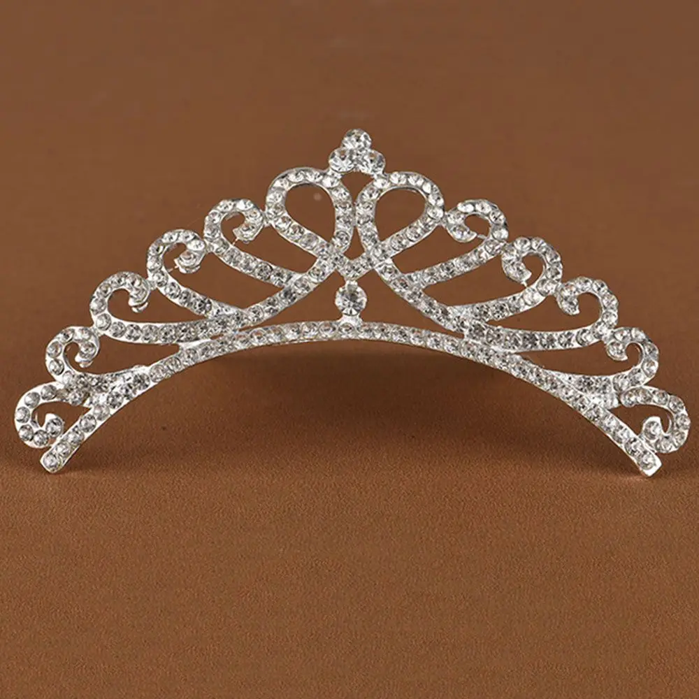 Children For Girls Ornaments Tiara Headband Sweet Crown Wedding  Jewelry Hair  Styling Accessories Headwear Fashion Accessories