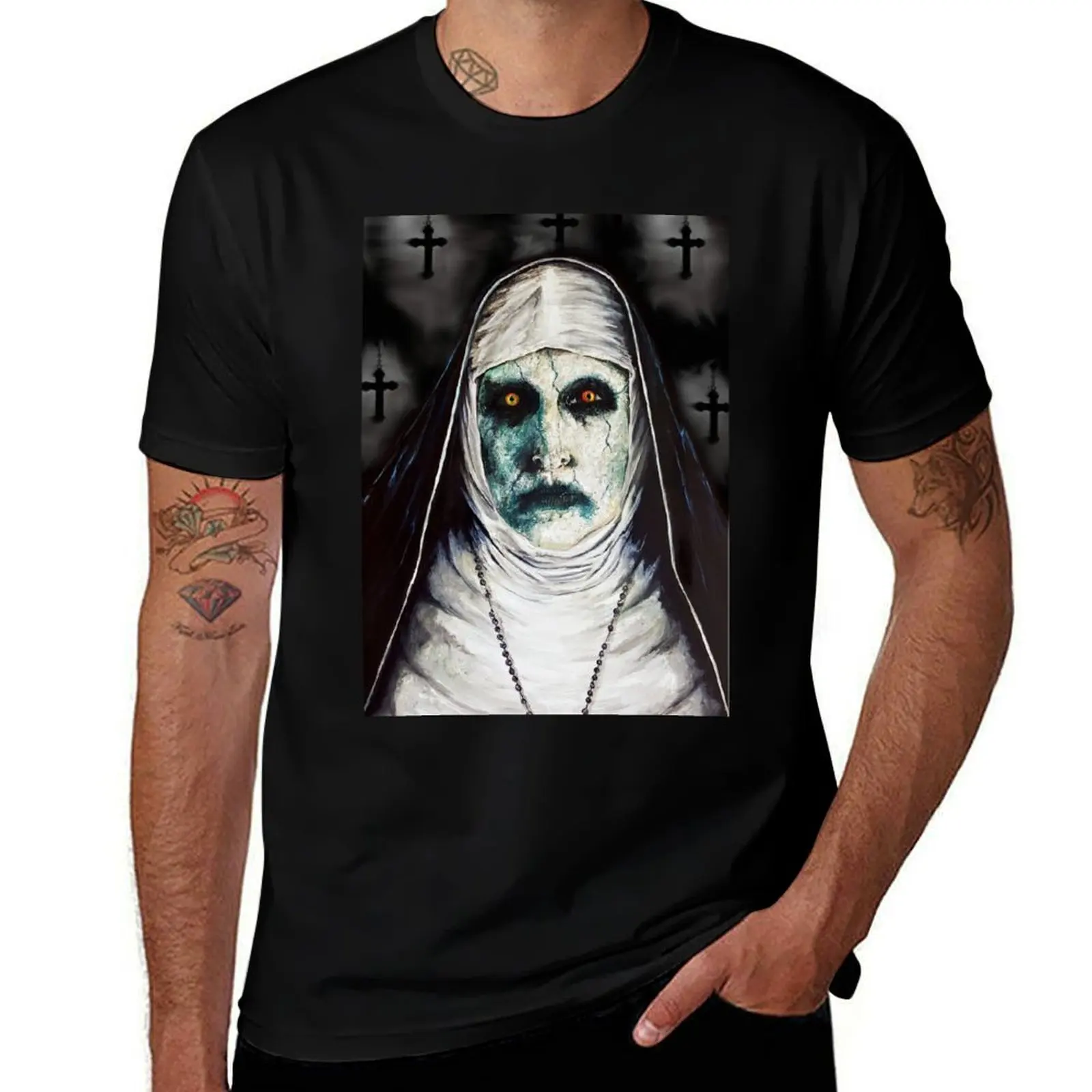 Valek the Nun T-Shirt Vintage Style Printed Top