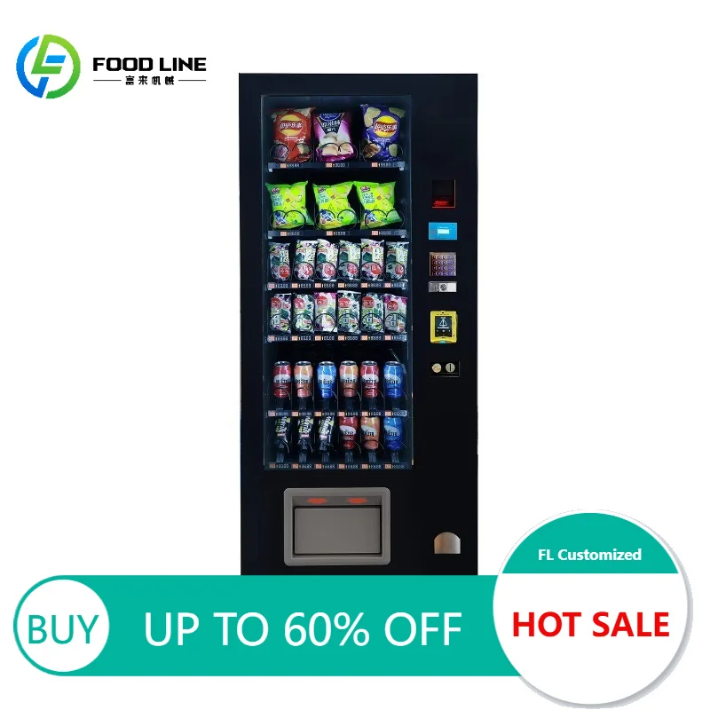 Small Little Snack Drink Combo Vending Machine for Manufacturer Single-door for Us vending machine snacks Customized